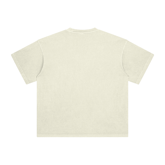 Rooted Essence | Enzyme Washed T-Shirt Beige