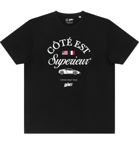 Côté Est Supérieur Tee – Upper East Side Tribute Black