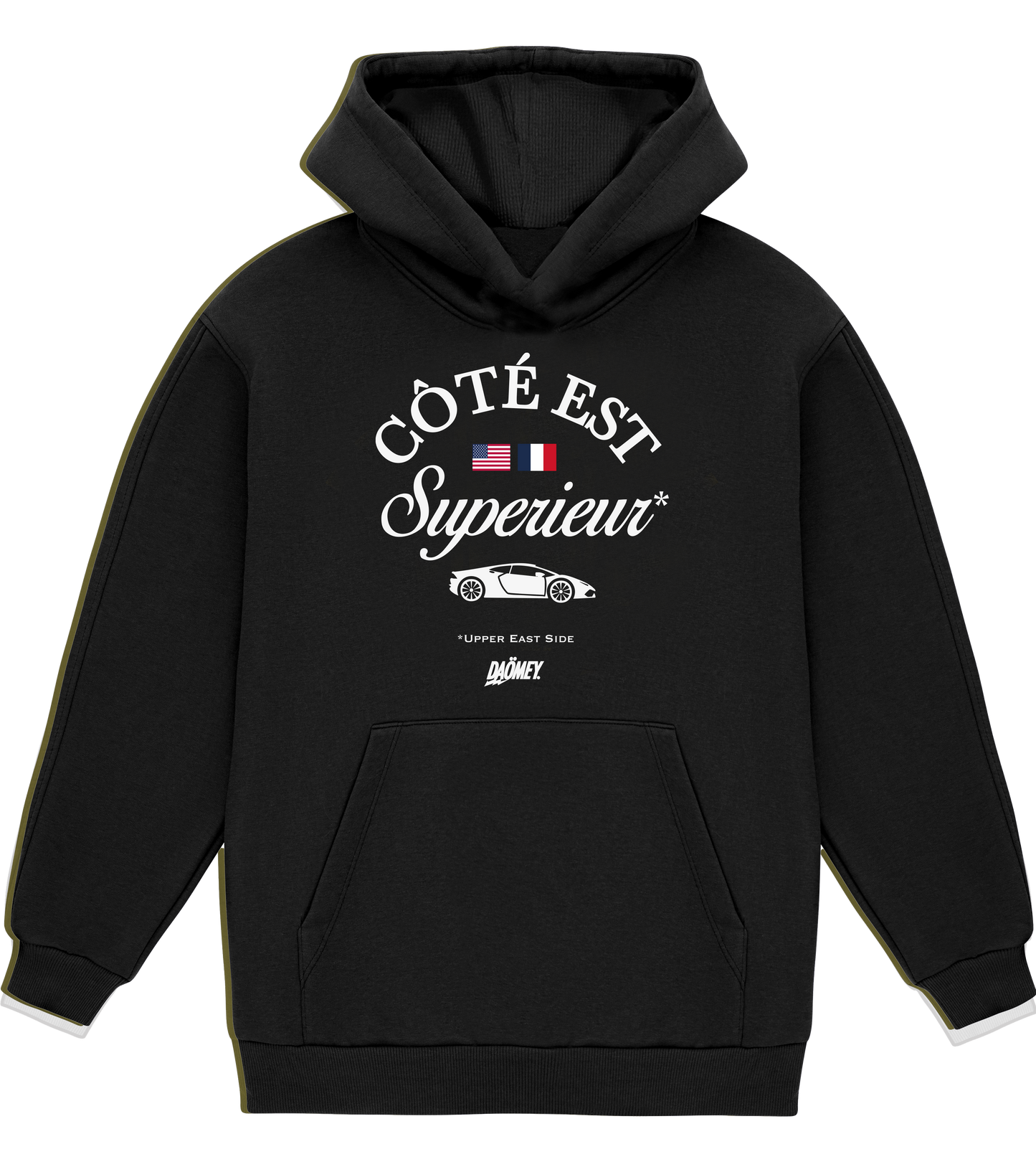 Côté Est Supérieur Hoodie – Upper East Side Tribute Black