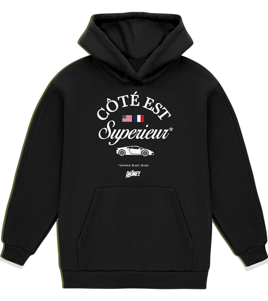 Côté Est Supérieur Hoodie – Upper East Side Tribute Black