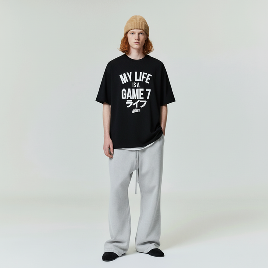 Finals Graphic Tee Black | Pure Cotton | Daömey